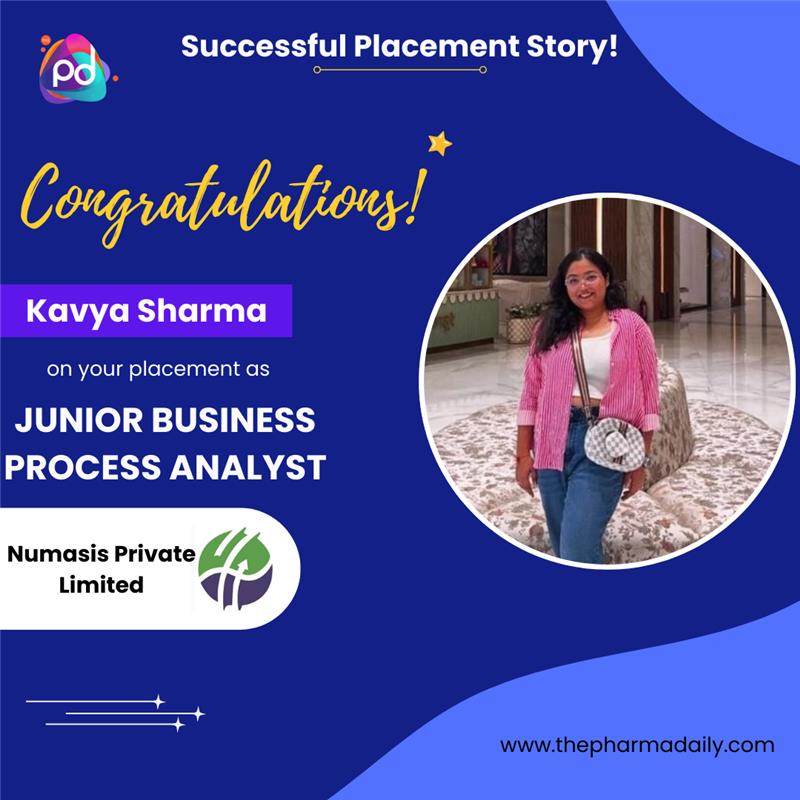 Kavya Sharma - Junior Business Process Analyst at Numasis Private Limited