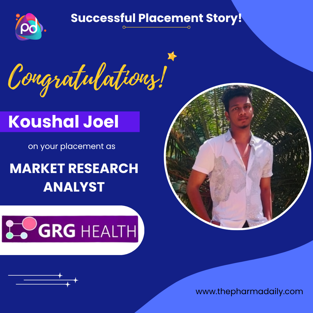 Koushal Joel - Market Research Analyst at GRG Health