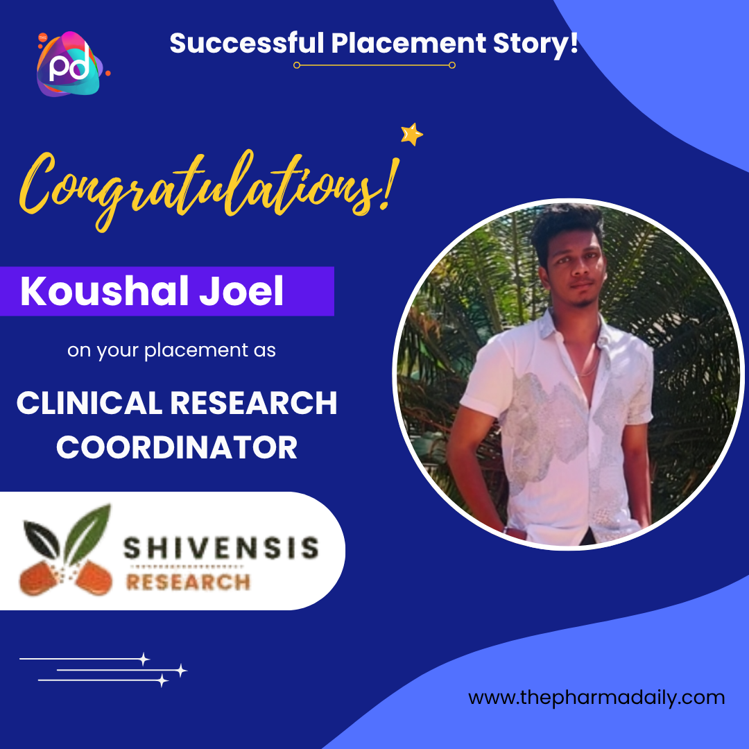 Koushal Joel - Clinical Research Coordinator at Shivensis Research