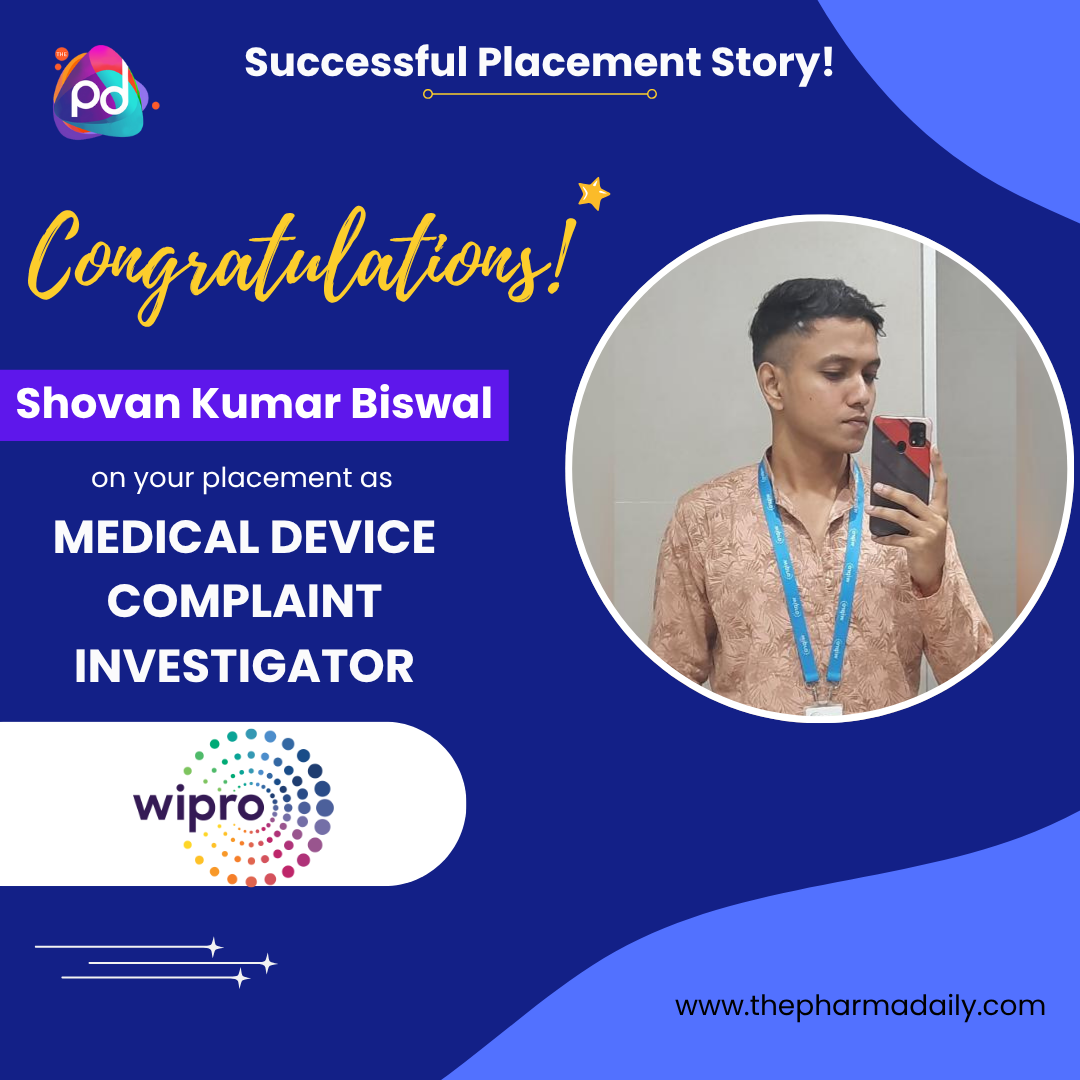 Shovan Kumar Biswal - Medical Device Complaint Investigator at Wipro