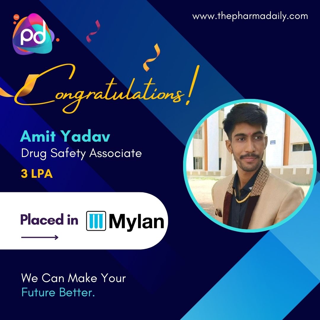 Amit Yadav - Drug Safety Associate at Mylan