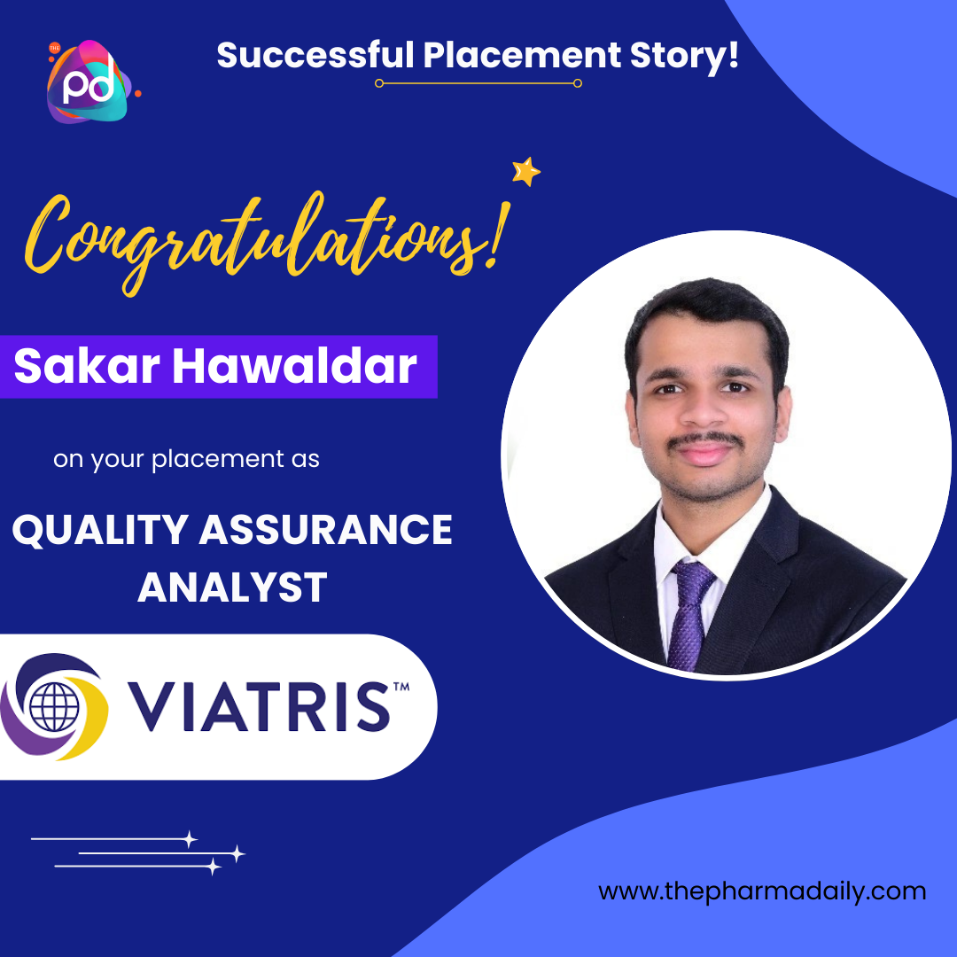 Sakar Hawaldar - Quality Assurance Analyst at Viatris