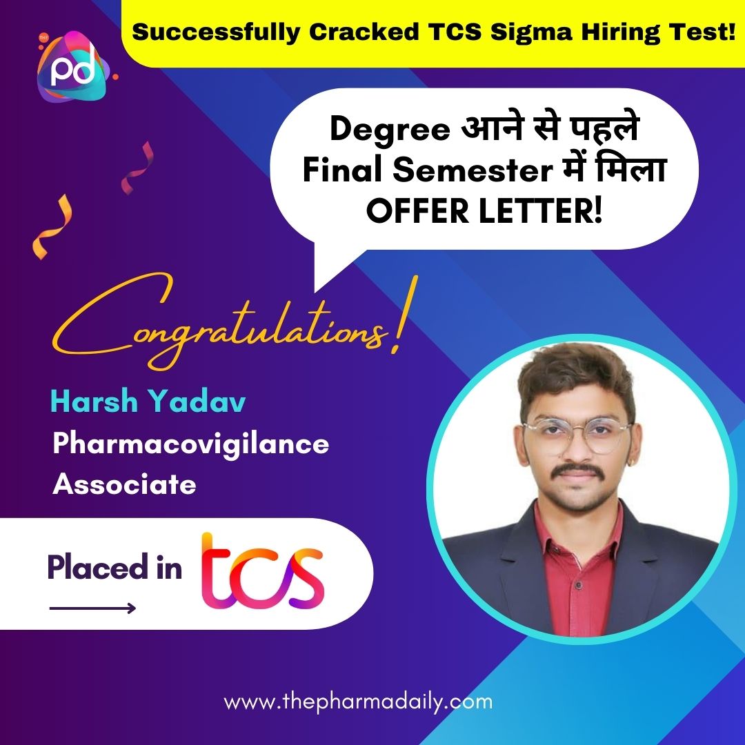Harsh Yadav - Pharmacovigilance Associate at Tcs