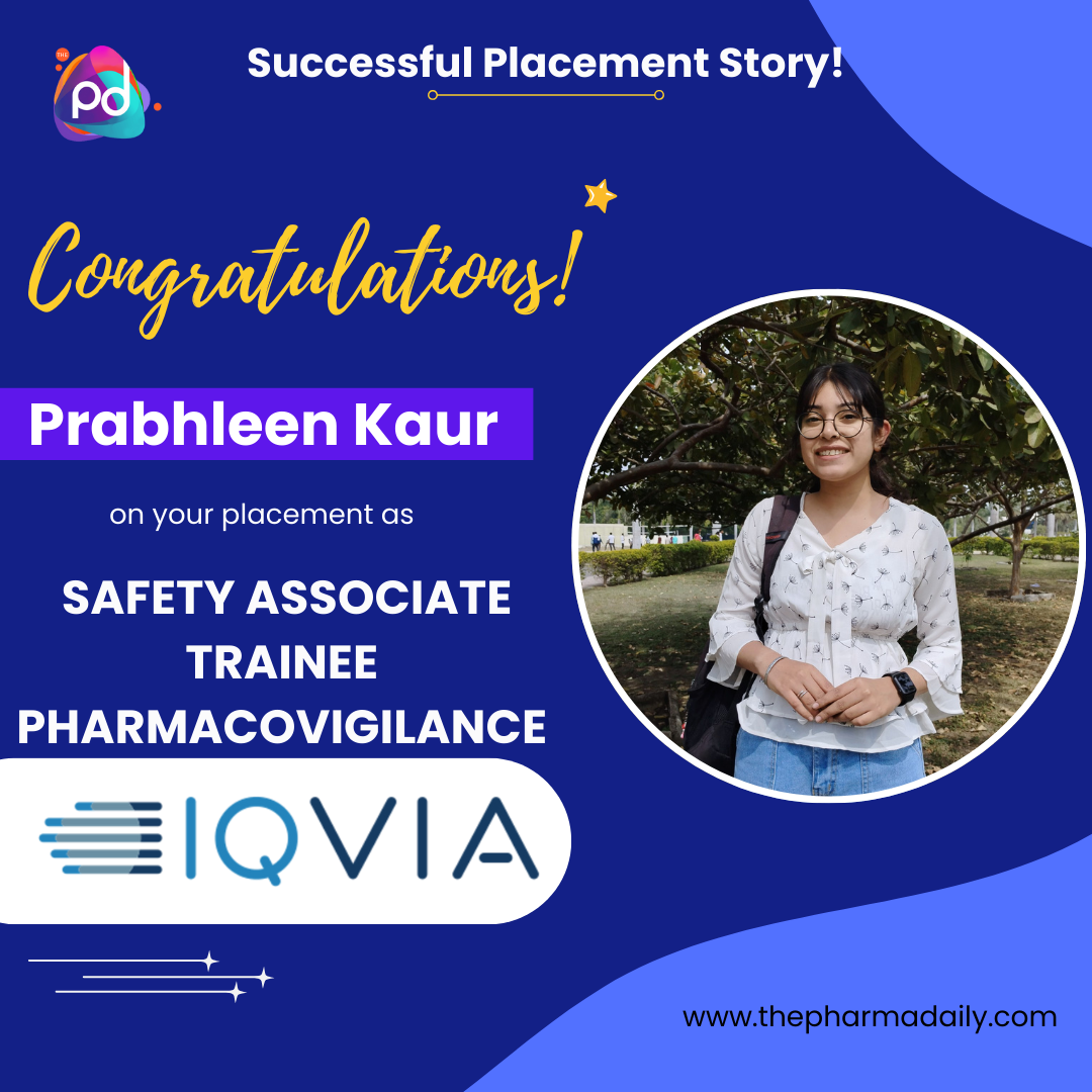 Prabhleen Kaur - Safety Associate Trainee Pharmacovigilance at IQVIA