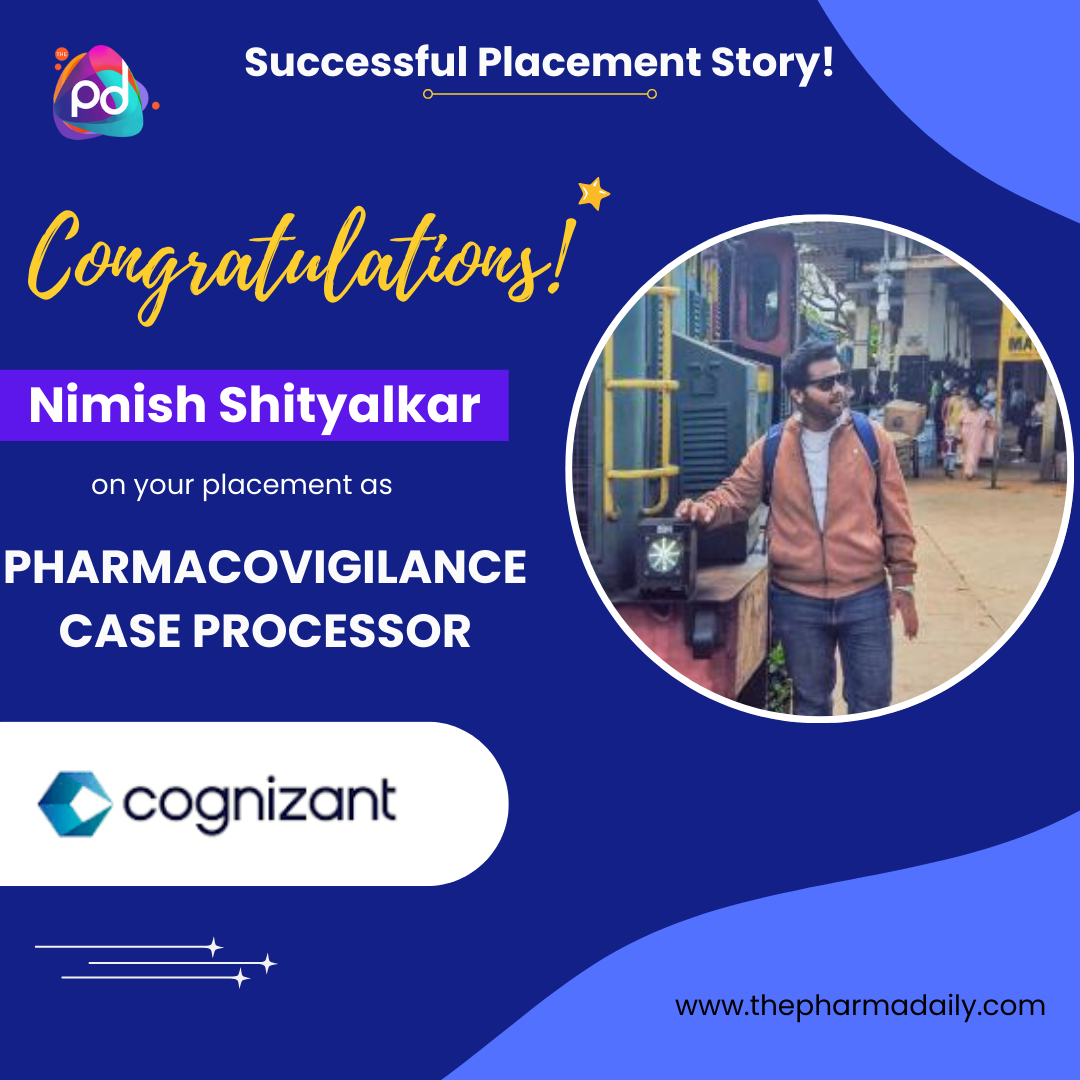 Nimish Shityalkar - Pharmacovigilance Case Processor at Cognizant