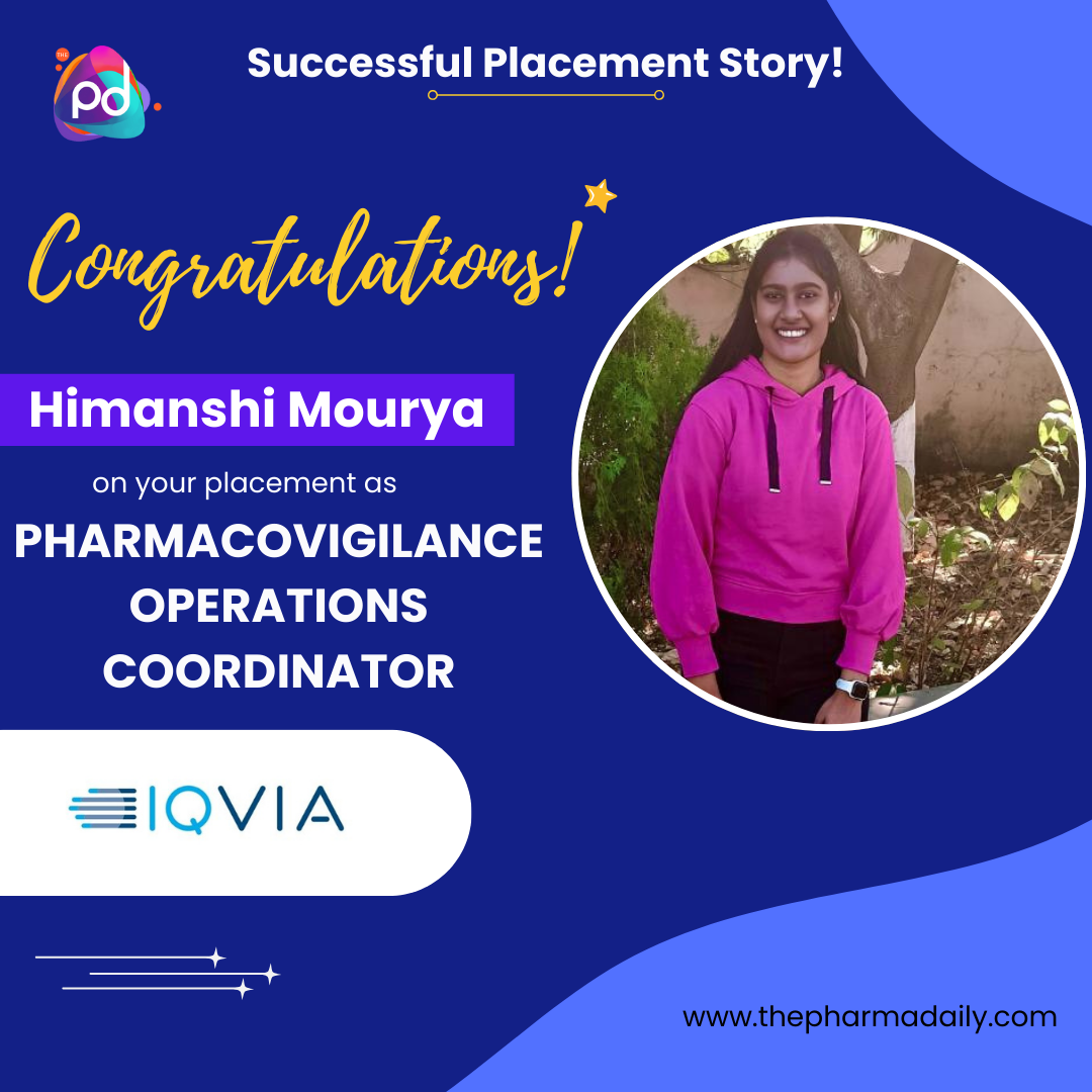 Himanshi Mourya - Pharmacovigilance Operations Coordinator at IQVIA