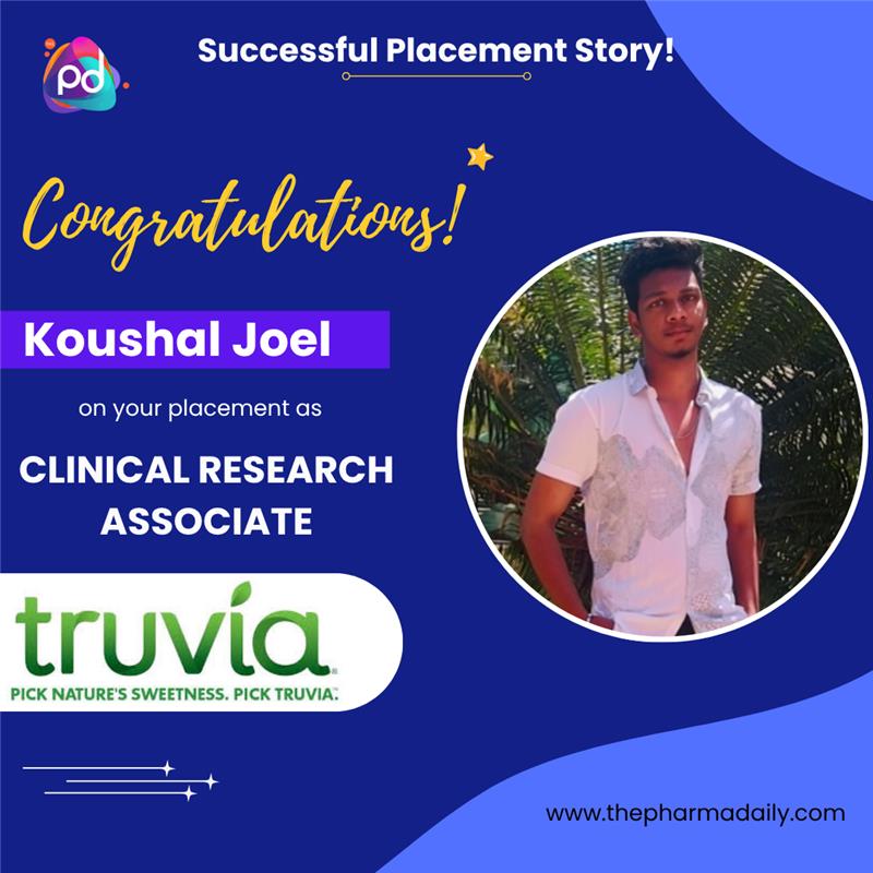 Koushal Joel - Clinical Research Associate at truvia